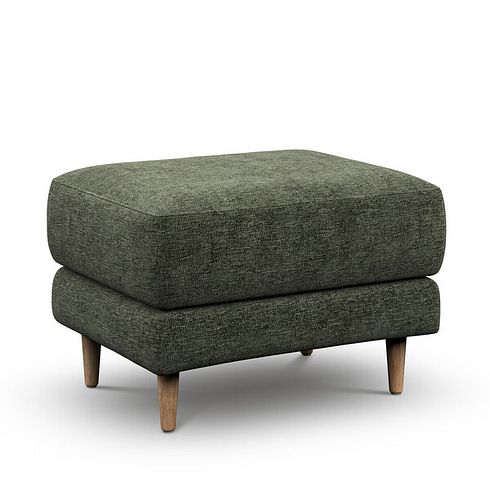 Zara Footstool in Arlan Mossy Fabric