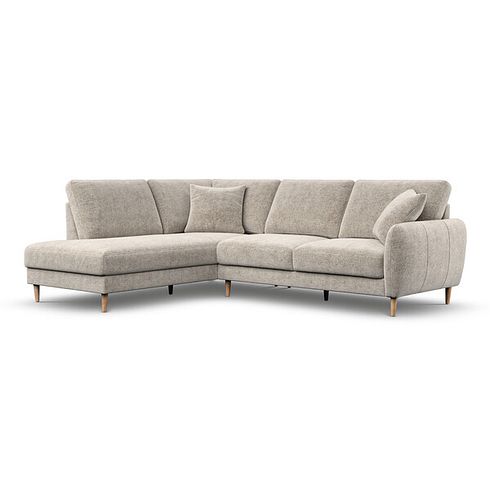 Zara Right Hand Corner Chaise Sofa in Arlan Noble Fabric