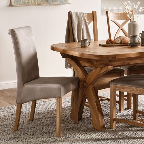 Oak and wood dining tables and chairs