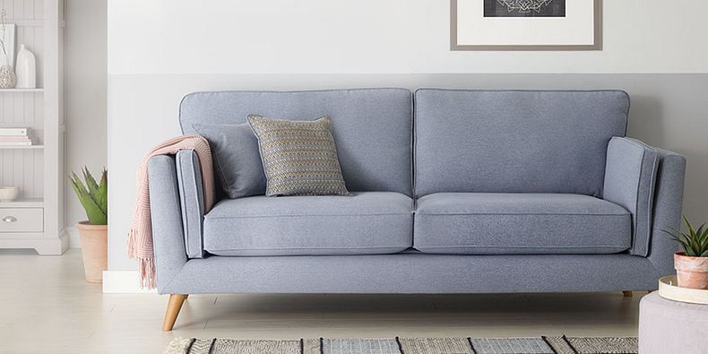 3 Seater Sofas Three Seater Leather Fabric Sofas Oak Furnitureland
