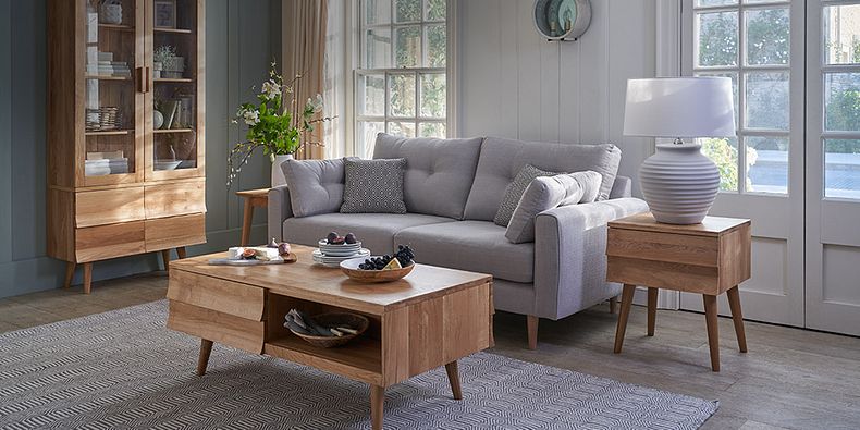 Contemporary Furniture Cascade Range Oak Furnitureland