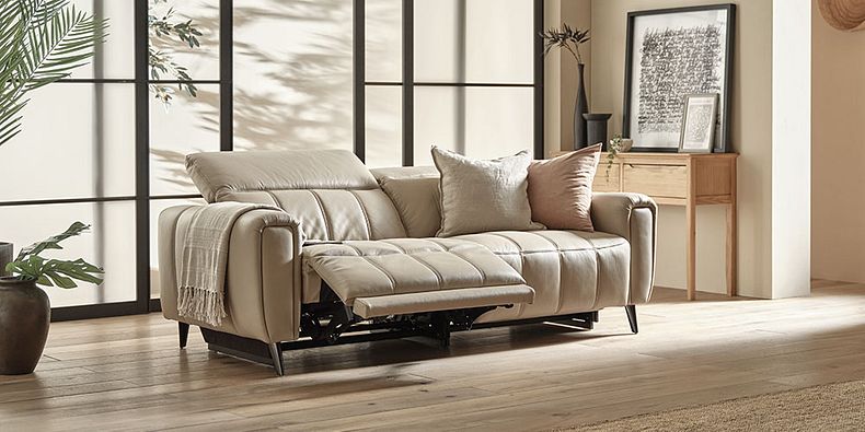 Leather Reclining Sofas