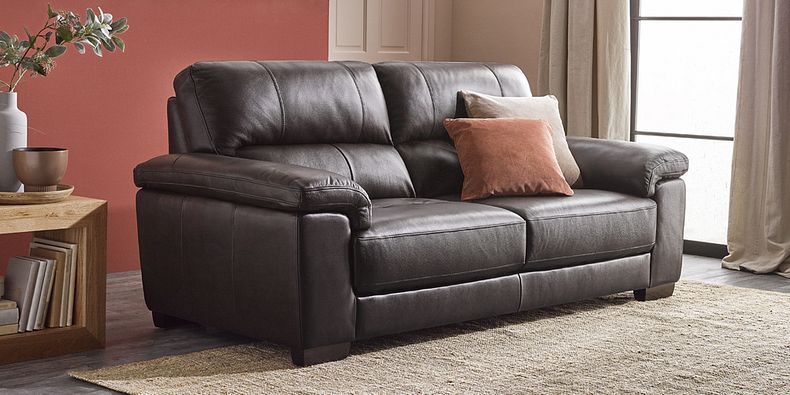 Grey 3-seater sofas