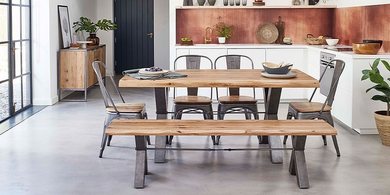 Dining Table with Benches