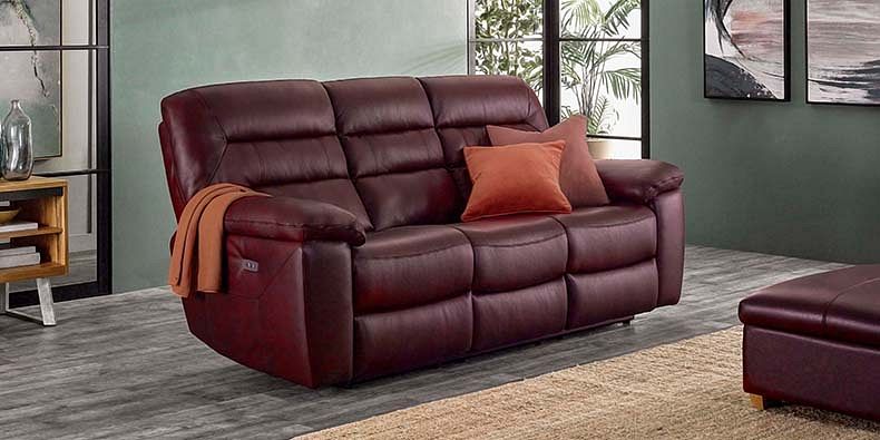 Red Leather Sofas