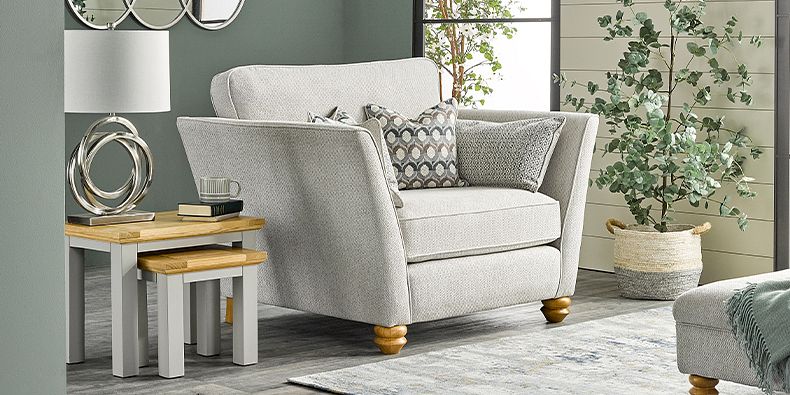 Grey Loveseats