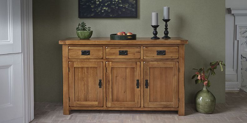 Oak furniture deals land romsey sideboard