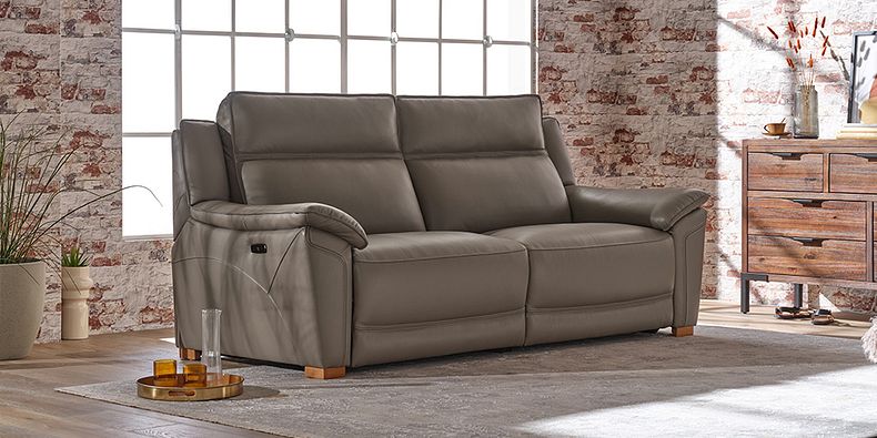 Modern Italian Furniture: Relax Leather Sofa