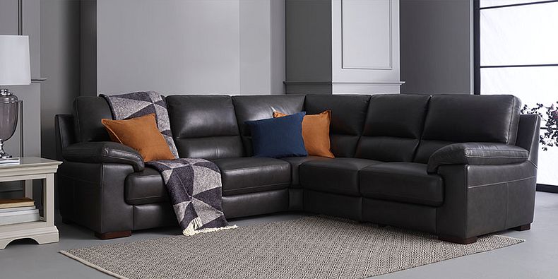 leather corner sofa