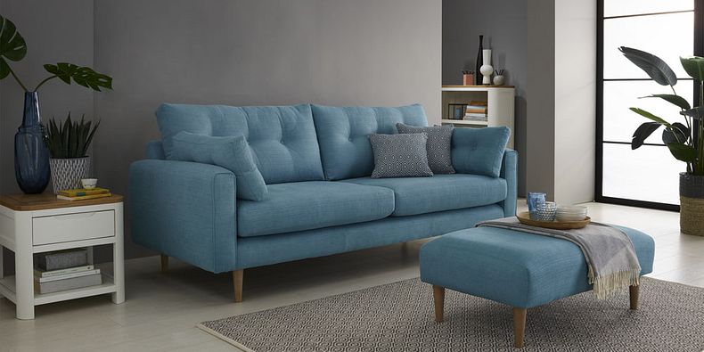 Brighton Fabric Sofa Sets In 5 Colours Oak Furnitureland