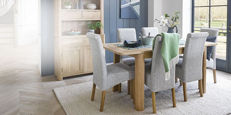Small Dining Tables 6 Seater Dining Tables Oak Furnitureland