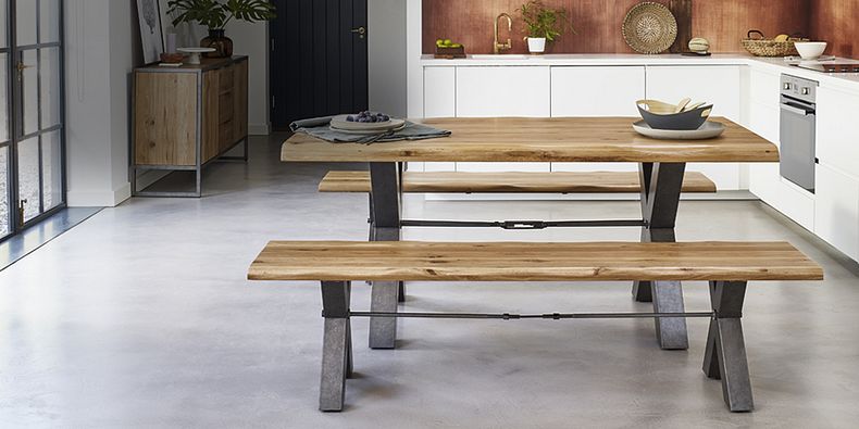 Dining Table with Benches