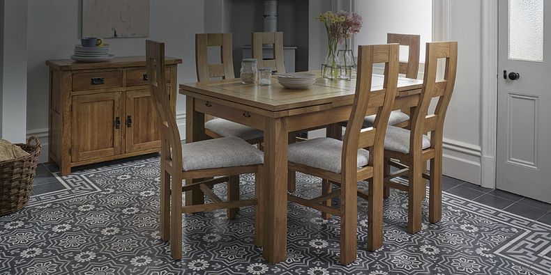 8 Seater Dining Tables | Rectangle Dining Tables |Oak Furnitureland