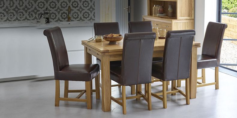 Oak Dining Chairs | Wood Kitchen Chairs | Oak Furnitureland