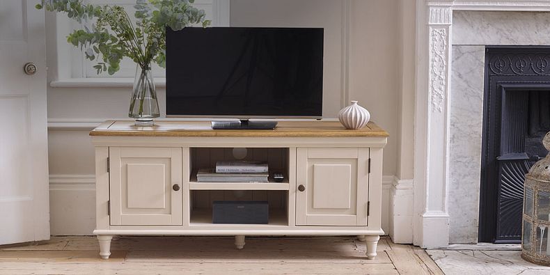 Painted TV Units | Built to Last | Oak Furnitureland UK