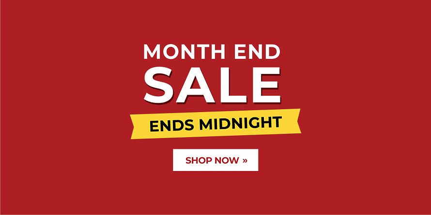 Month End Sale - Ends midnight