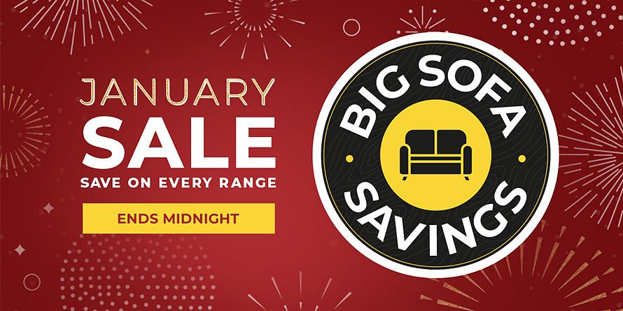 January Sale Big Sofa Savings