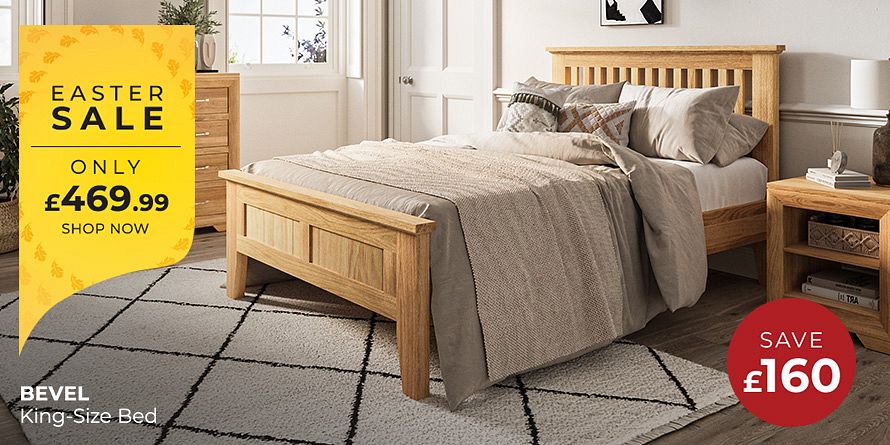 Bevel king-size bed
