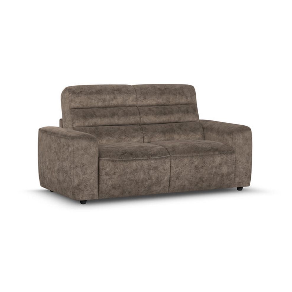 Cohen 3 Seater Sofa Bed in Dapple Chocolate Fabric 2