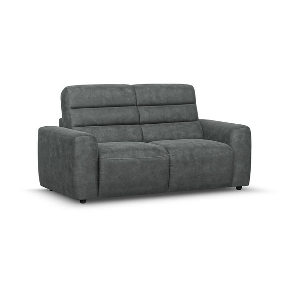 Cohen 3 Seater Sofa Bed in Miller Grey Fabric 2