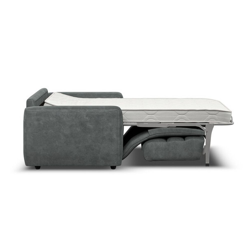 Cohen 3 Seater Sofa Bed in Miller Grey Fabric 6