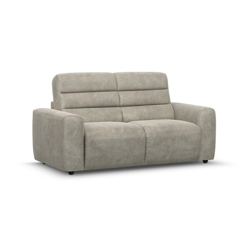 Cohen 3 Seater Sofa Bed in Miller Taupe Fabric 2