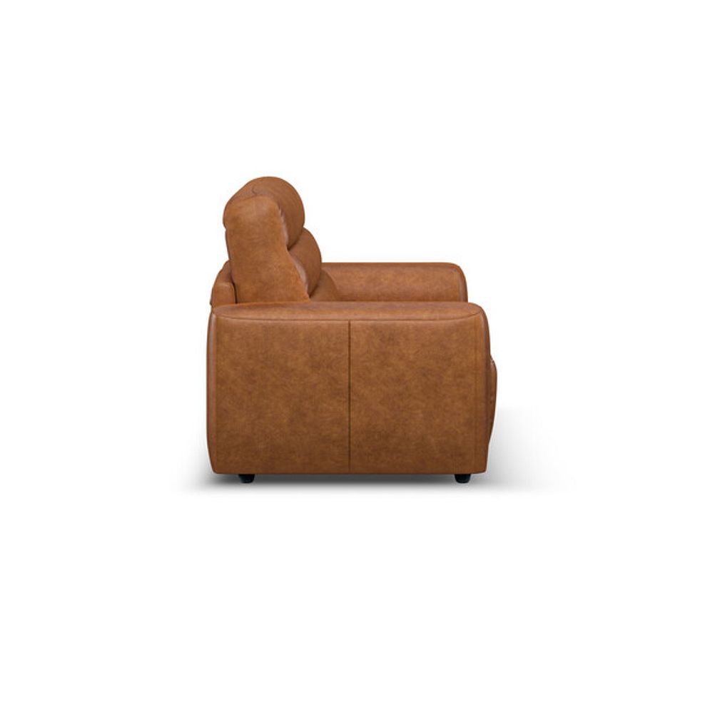 Cohen 3 Seater Sofa Bed in Virgo Cognac Leather 5