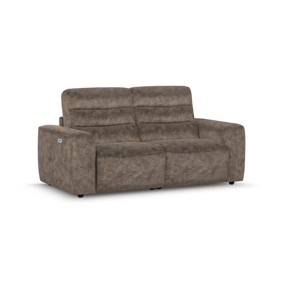Cohen Group 8 Electric Recliner in  Dapple Chocolate Fabric 1