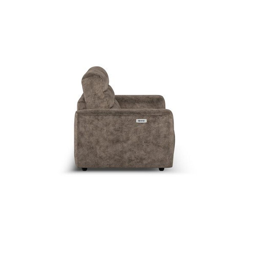 Cohen Group 8 Electric Recliner in  Dapple Chocolate Fabric 7