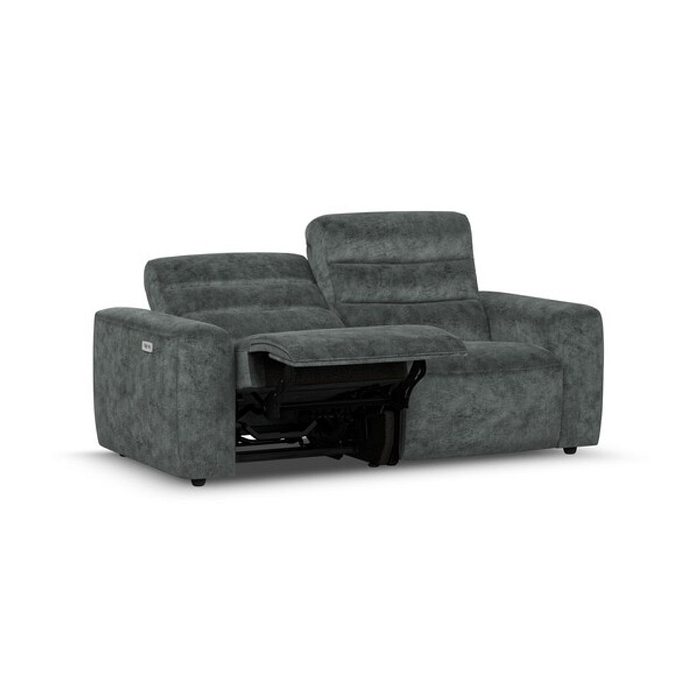 Cohen Group 8 Electric Recliner in Dapple Grey Fabric 3