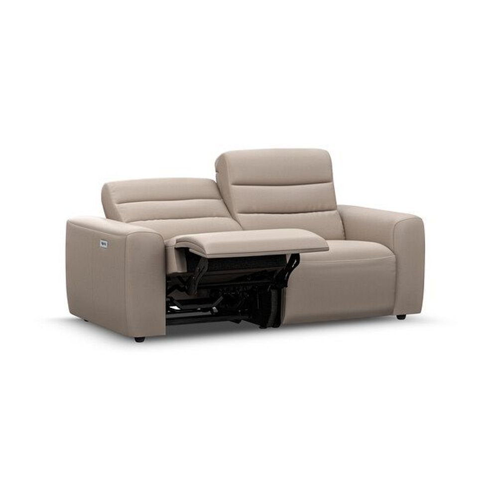 Cohen Group 8 Electric Recliner in Virgo Buff Leather 3