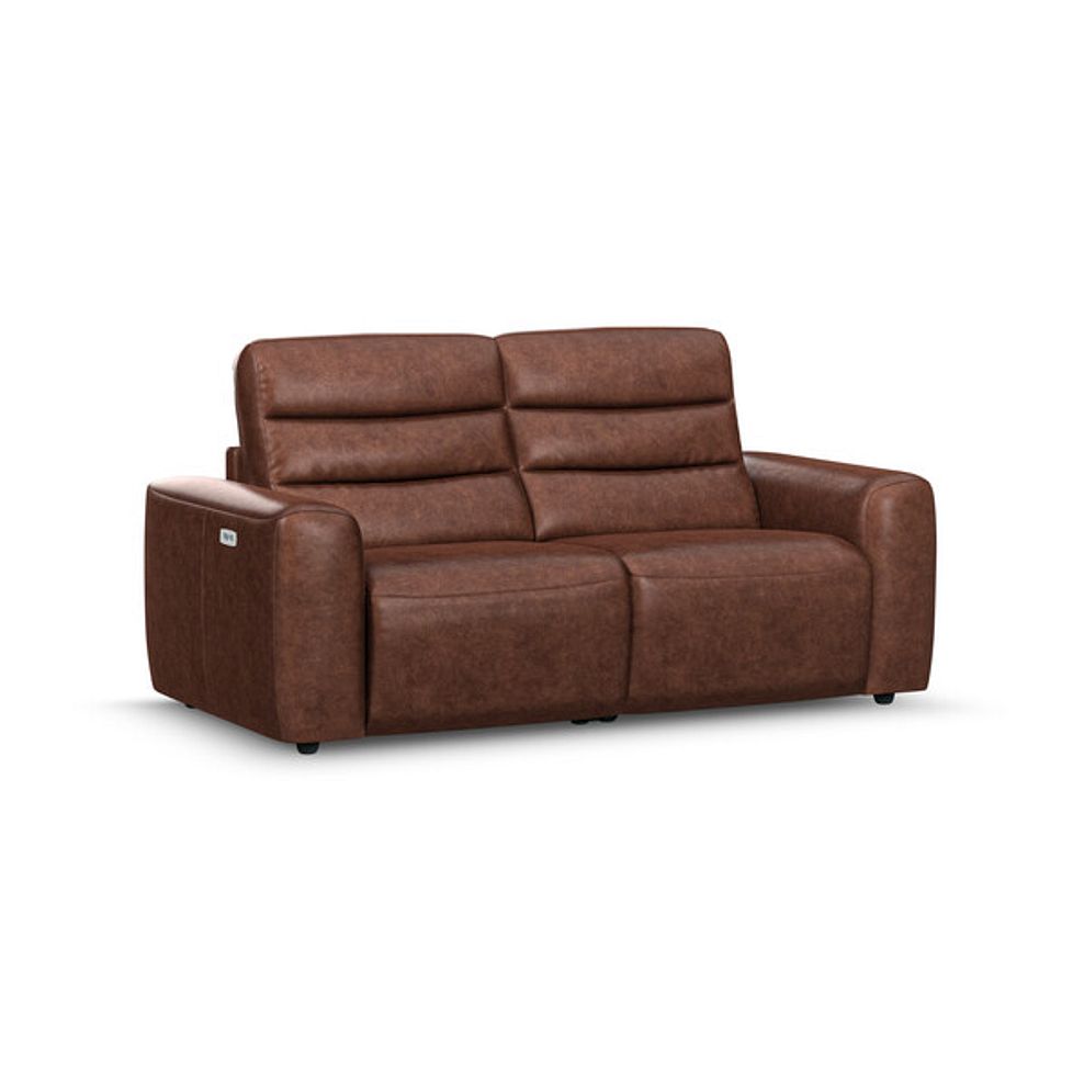 Cohen Group 8 Electric Recliner in Virgo Chestnut Leather 1