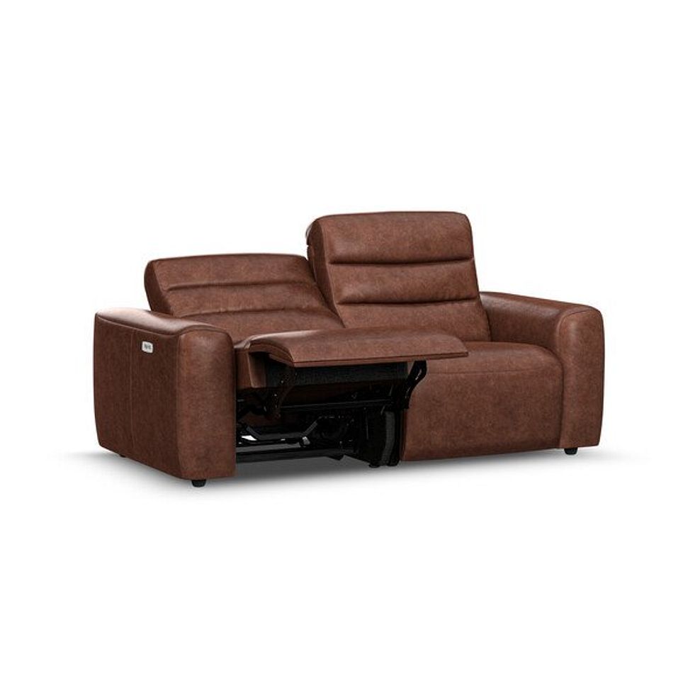 Cohen Group 8 Electric Recliner in Virgo Chestnut Leather 3