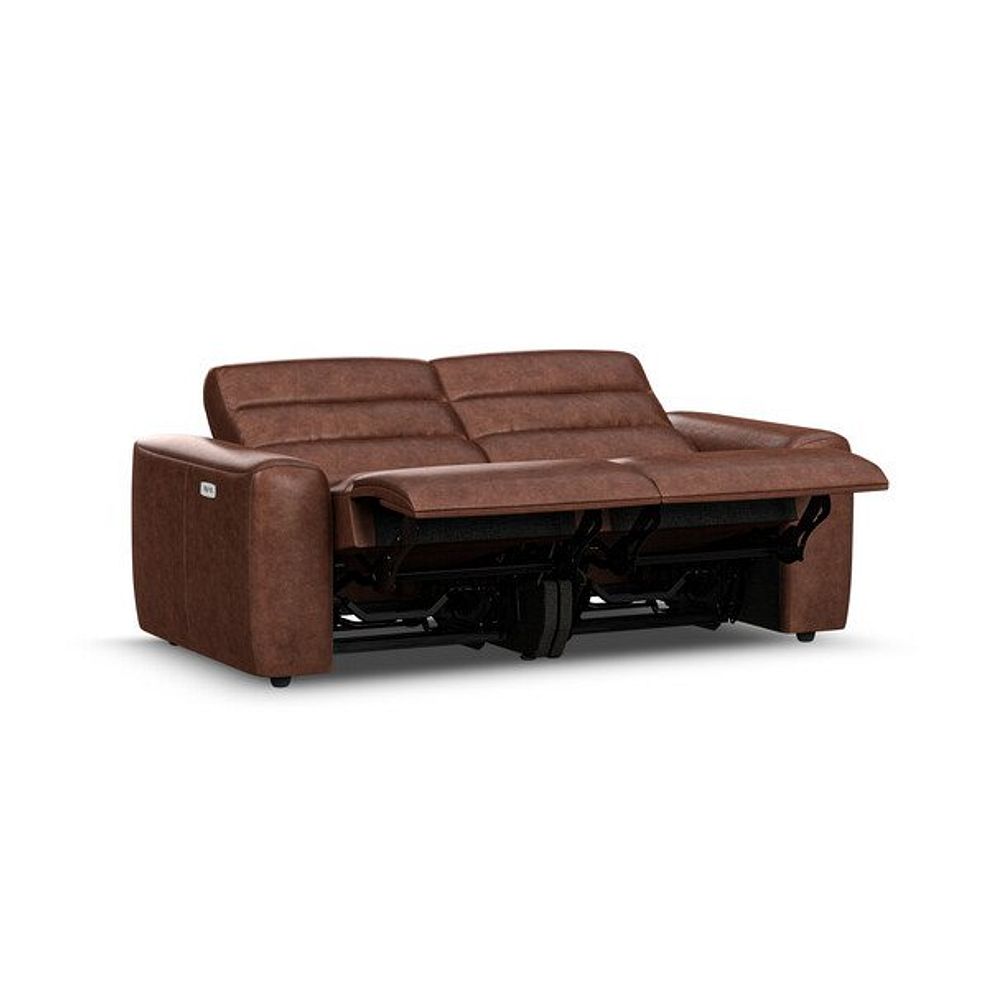 Cohen Group 8 Electric Recliner in Virgo Chestnut Leather 4