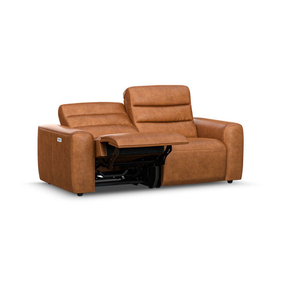 Cohen Group 8 Electric Recliner in Virgo Cognac Leather 3