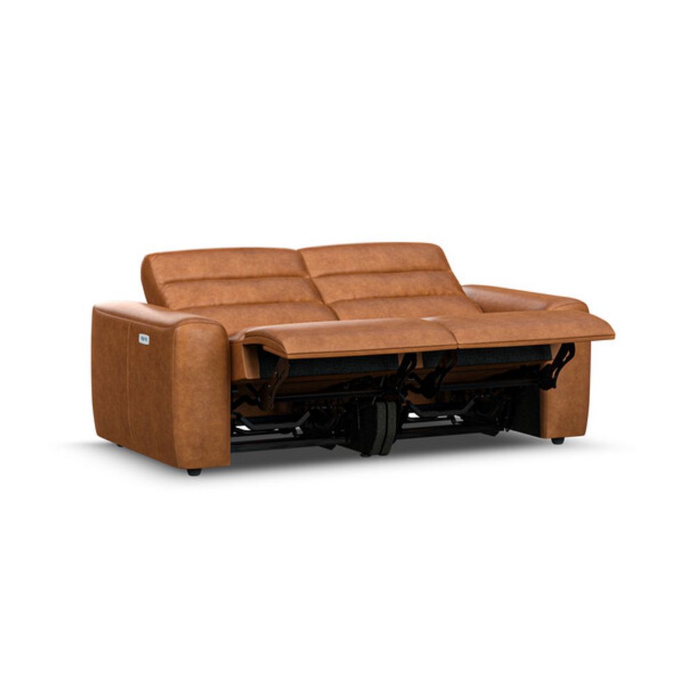 Cohen Group 8 Electric Recliner in Virgo Cognac Leather 4