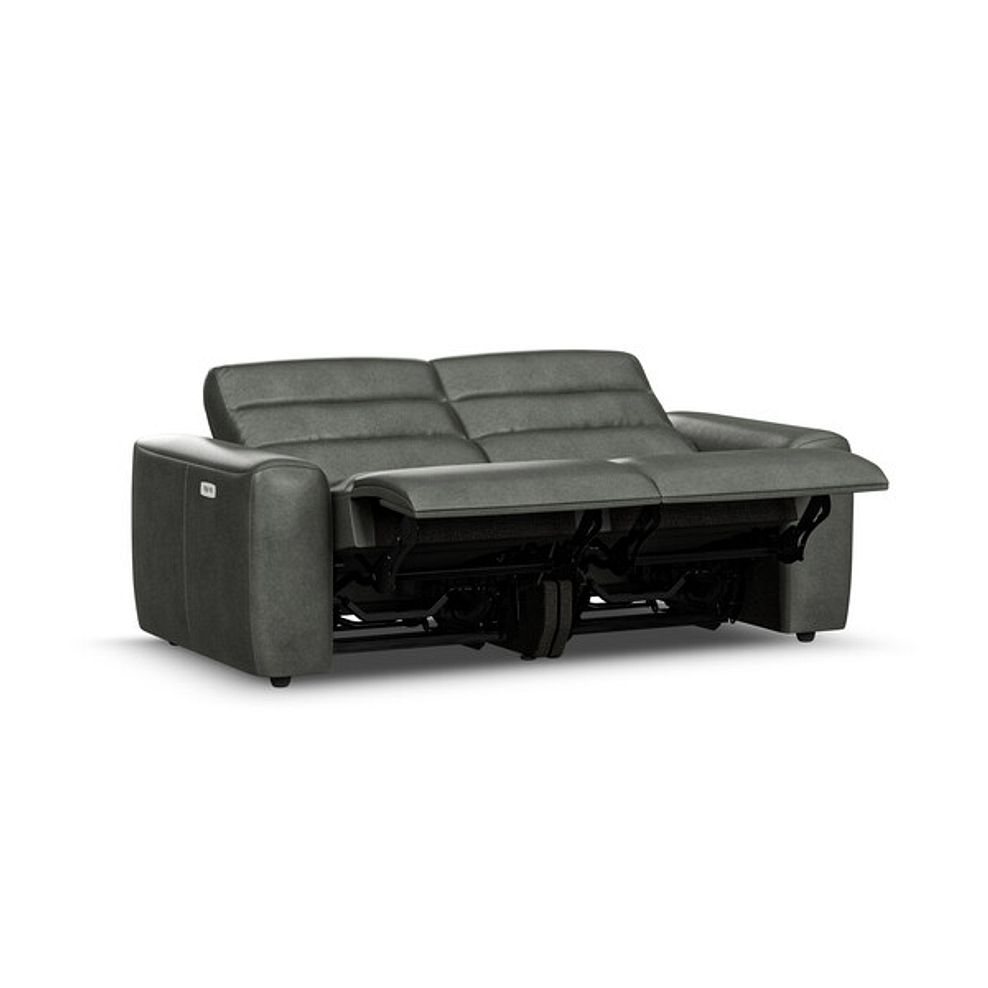 Cohen Group 8 Electric Recliner in Virgo Lead Leather 4