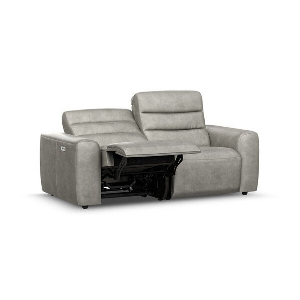 Cohen Group 8 Electric Recliner in Virgo Platinum Leather 3