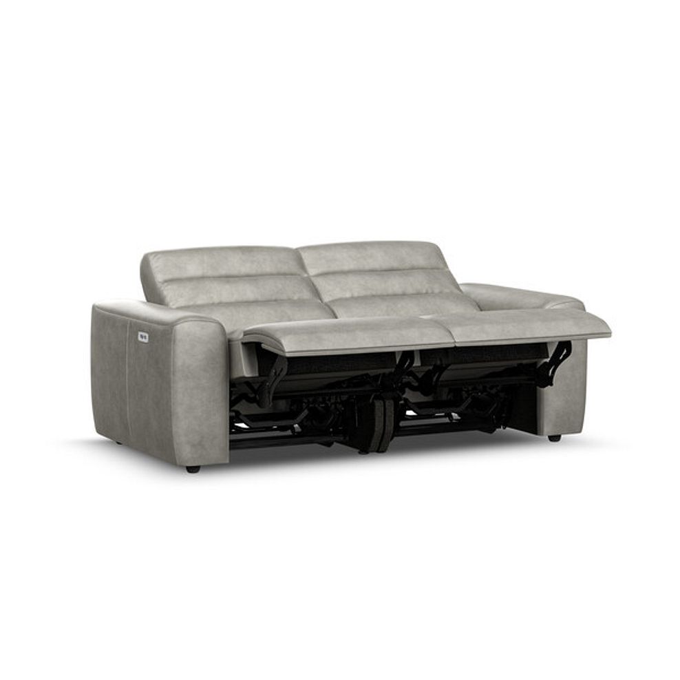 Cohen Group 8 Electric Recliner in Virgo Platinum Leather 4