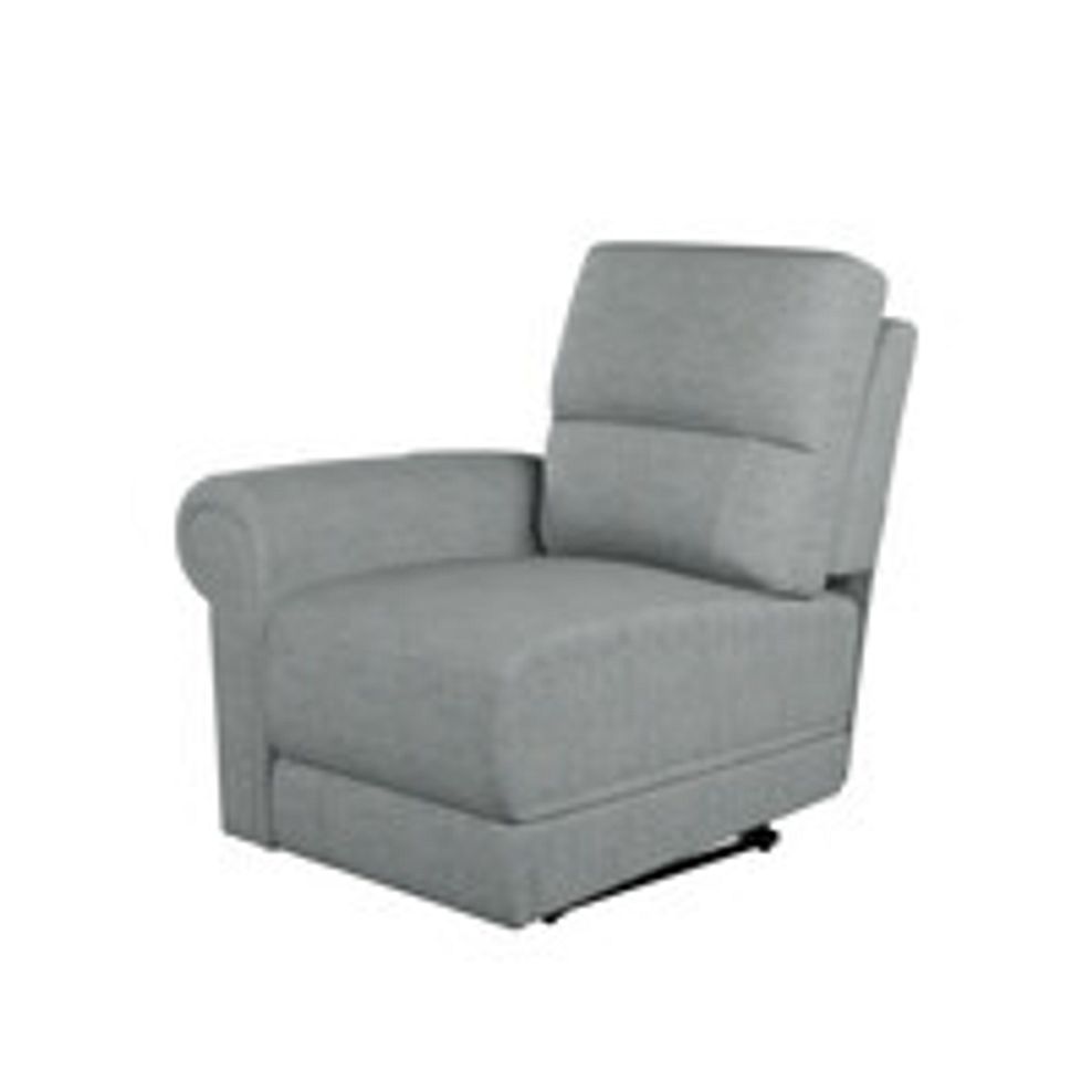 Colorado Left Arm Static Module in Santos Steel Fabric 1