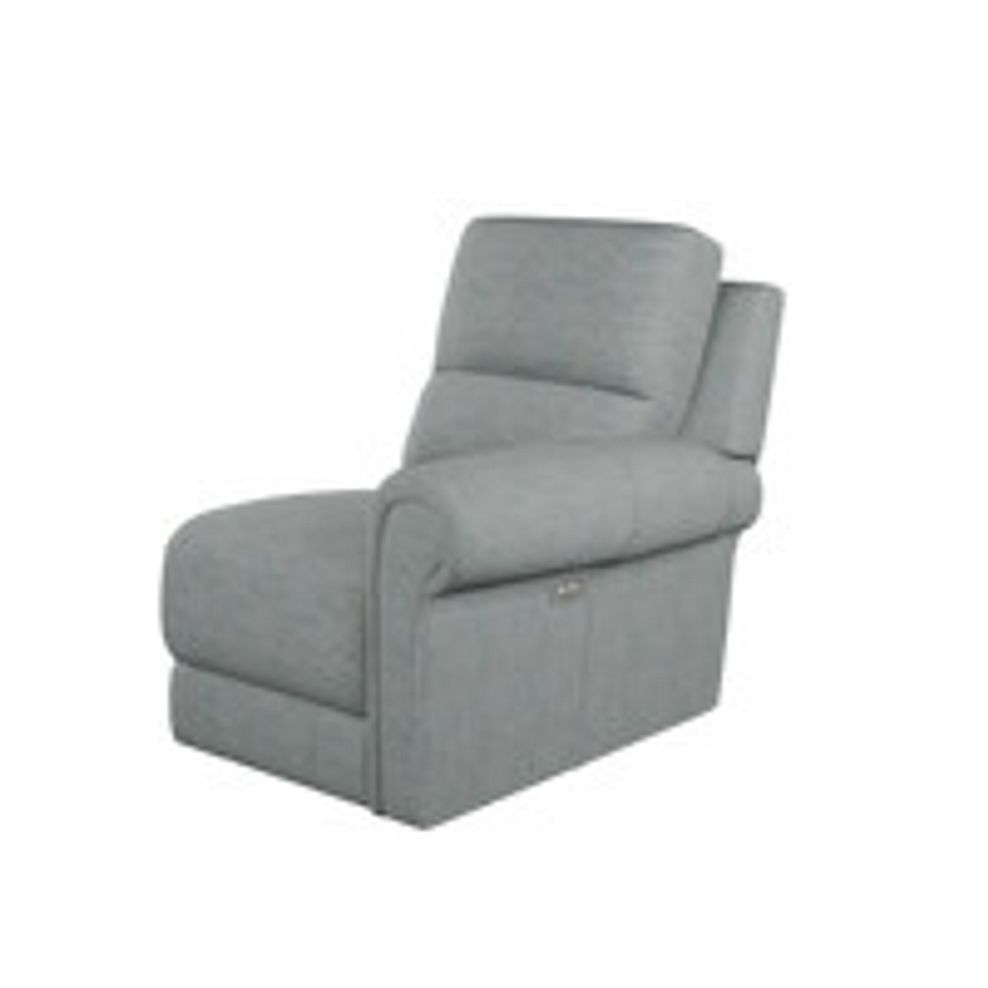 Colorado Right Arm Electric Recliner Module in Santos Steel Fabric 1