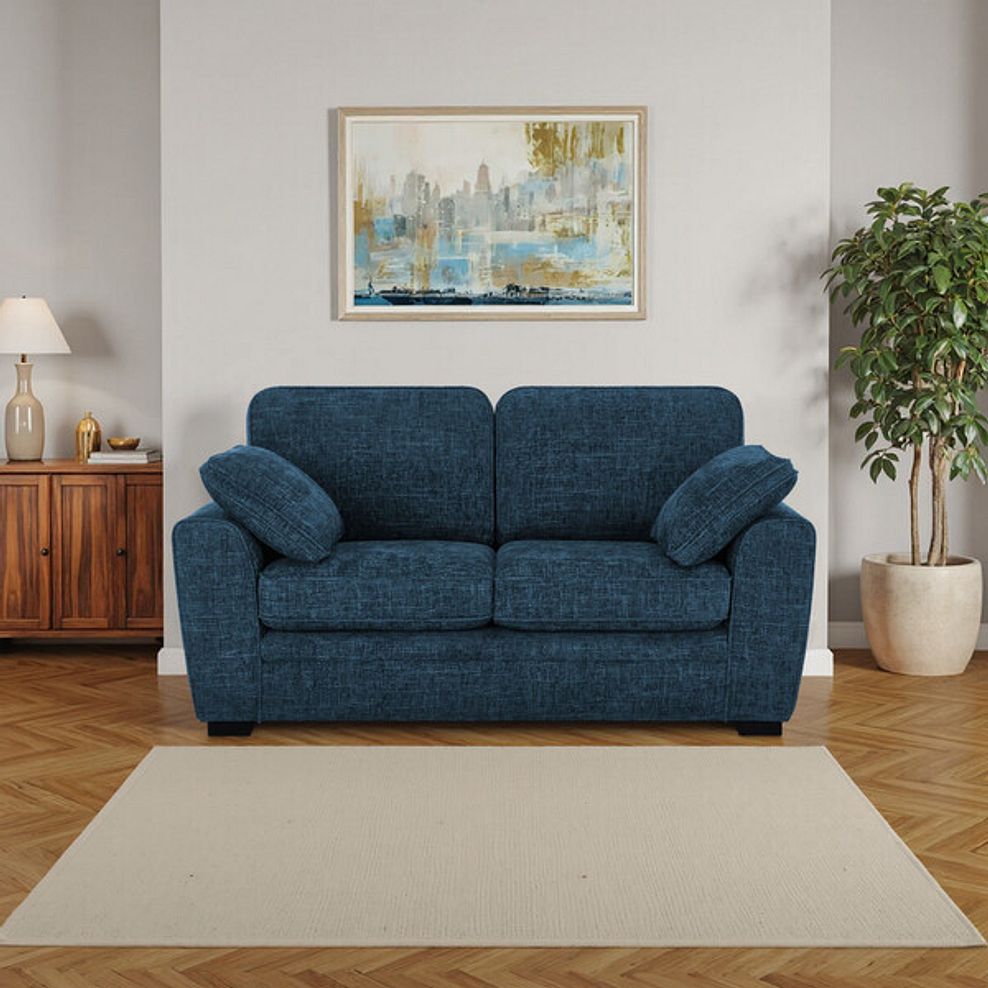Melbourne 2 Seater Sofa in Enzo Marine Fabric 1