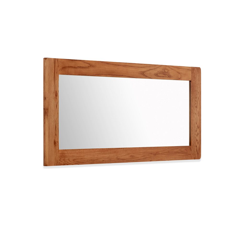 Original Rustic Solid Oak 1200mm x 600mm Wall Mirror 3