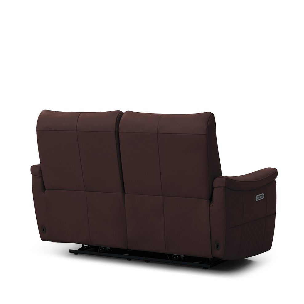 Aldo 2 Seater Recliner Sofa in Chestnut Leather 7