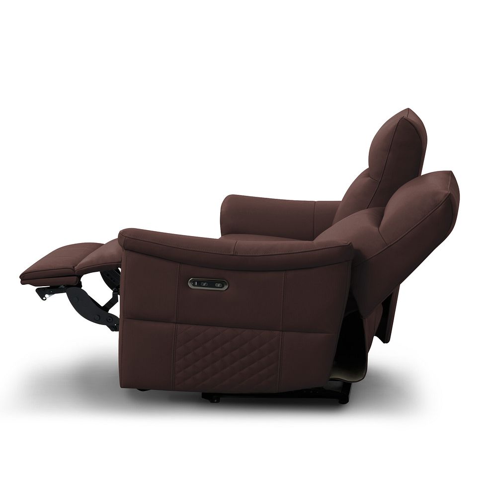 Aldo 2 Seater Recliner Sofa in Chestnut Leather 6