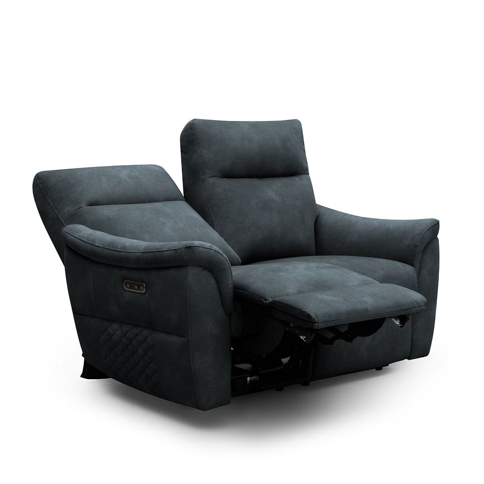 Aldo 2 Seater Recliner Sofa in Dexter Shadow Fabric Thumbnail 4