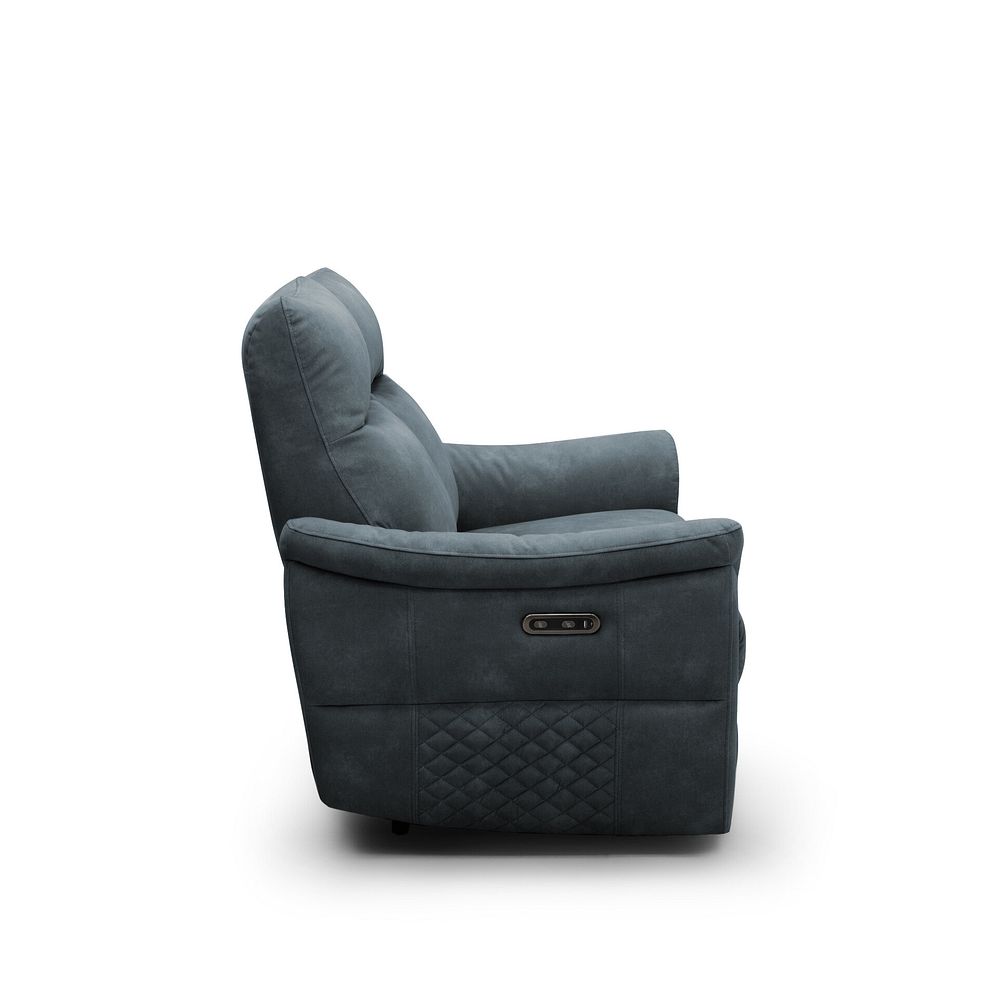 Aldo 2 Seater Recliner Sofa in Dexter Shadow Fabric 6