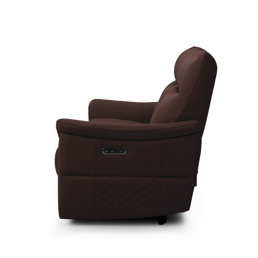 Aldo 3 Seater Recliner Sofa in Chestnut Leather 6