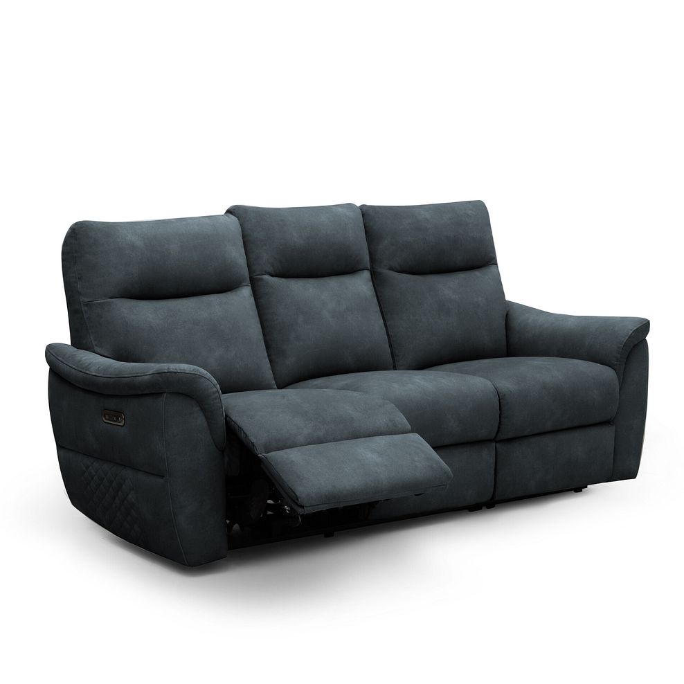 Aldo 3 Seater Recliner Sofa in Dexter Shadow Fabric 3