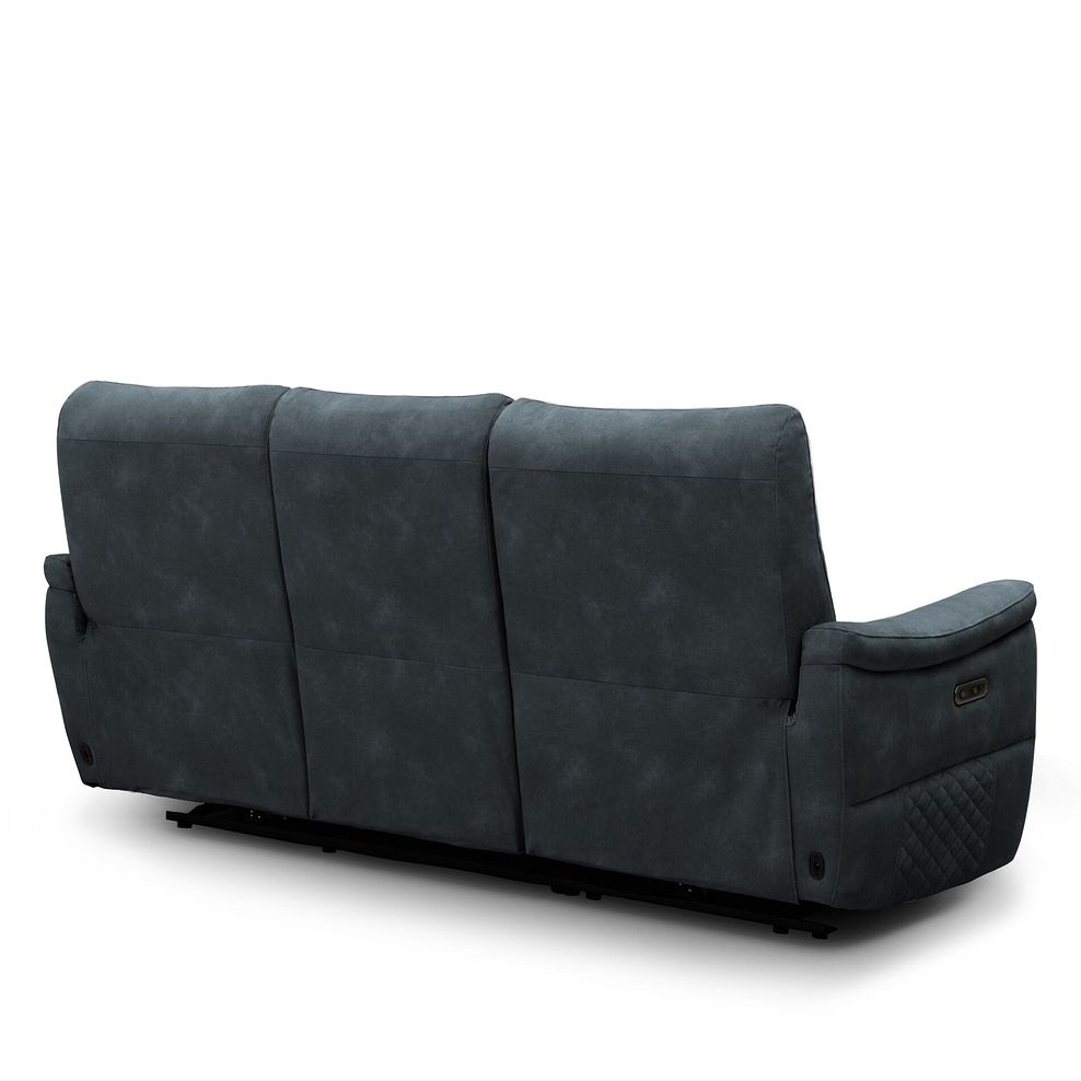 Aldo 3 Seater Recliner Sofa in Dexter Shadow Fabric 6